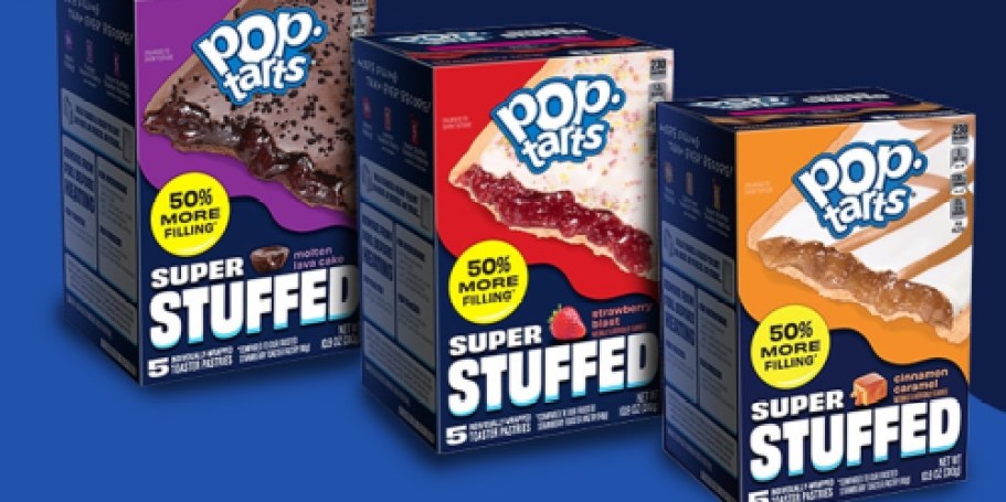 NEW Super Stuffed Pop-Tarts w/ 50% More Filling Now Available in 3 Flavors