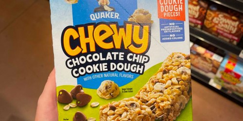 WOW! 5 Better Than FREE Quaker Chewy Bars 6-Packs at Kroger After Cash Back | Stock Up!