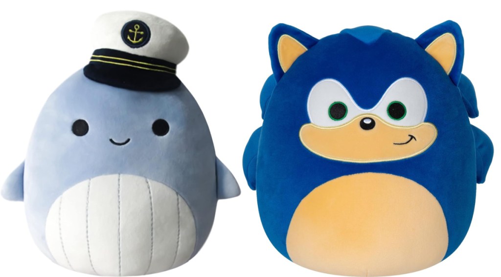 sailer-and-sonic-squishmallows خصم يصل إلى 25% على Squishmallow + شحن مجاني لأعضاء Amazon Prime |  5 بوصة حصاد 4 عبوات تم شحنها مقابل 14.99 دولارًا فقط