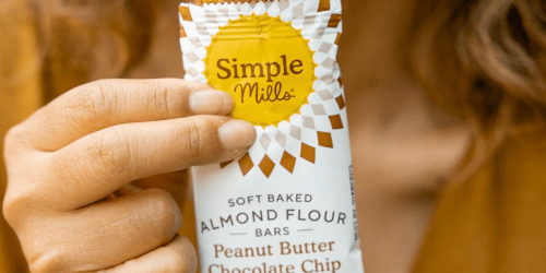 Simple Mills Peanut Butter Chocolate Chip Snack Bars 5-Pack Only $2 Shipped on Amazon