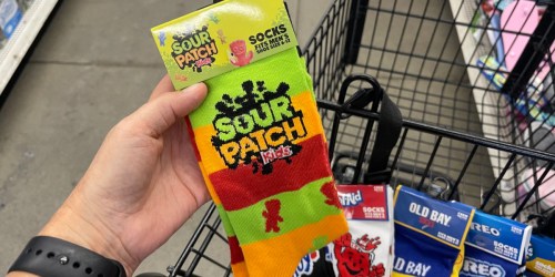 Novelty Socks Just $1.25 at Dollar Tree | Sour Patch Kids, Chips Ahoy! & More