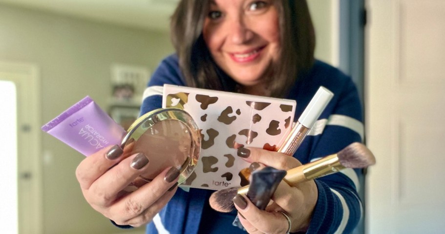 tarte Mystery Box Only $49 Shipped (Over $250 Value) – Includes 9 Full-Size Items + FREE Makeup Bag