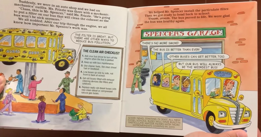 the magic school bus gets cleaned up book pages