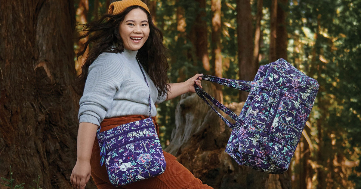 Up to 90% Off Vera Bradley Online Outlet | $1 Accessories, $10 Bags, & $14 Blankets!