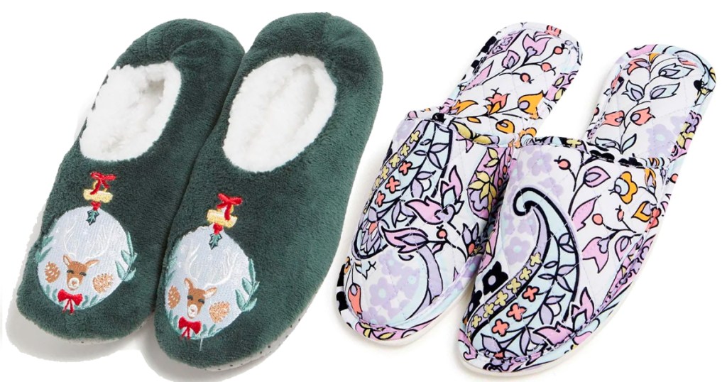 two vera bradley slippers