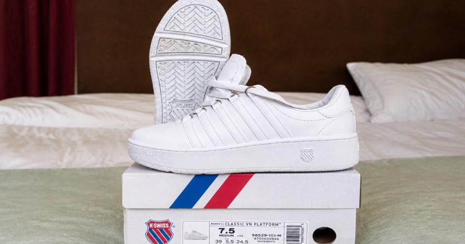Up to 55% Off K-Swiss Shoes & Clothing for Prime Members