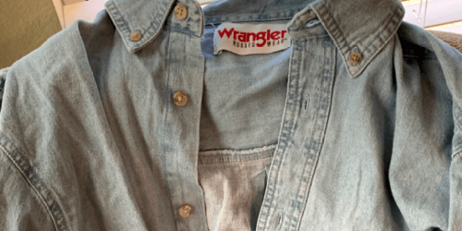 Up to 60% Off Wrangler + FREE Shipping = Styles from $9.95 Shipped