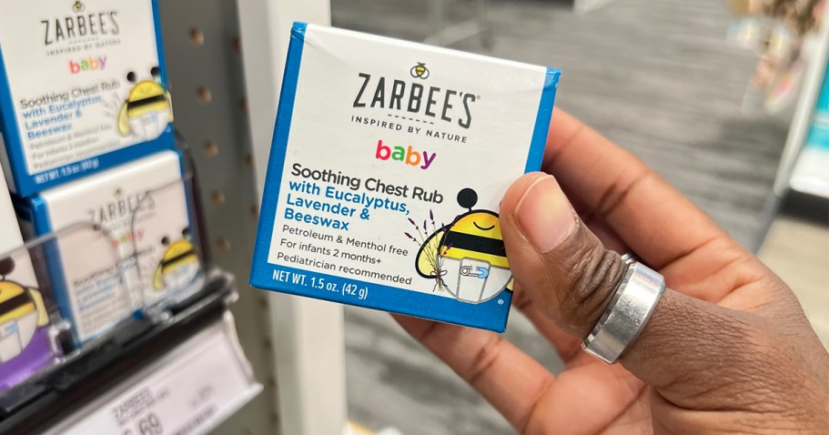 Zarbee’s Baby Soothing Chest Rub Only $2.98 After Walmart Cash