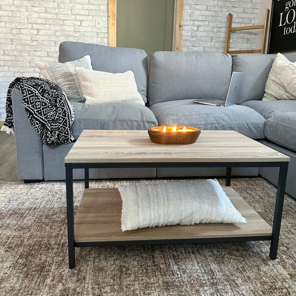 zinus couch and coffee table