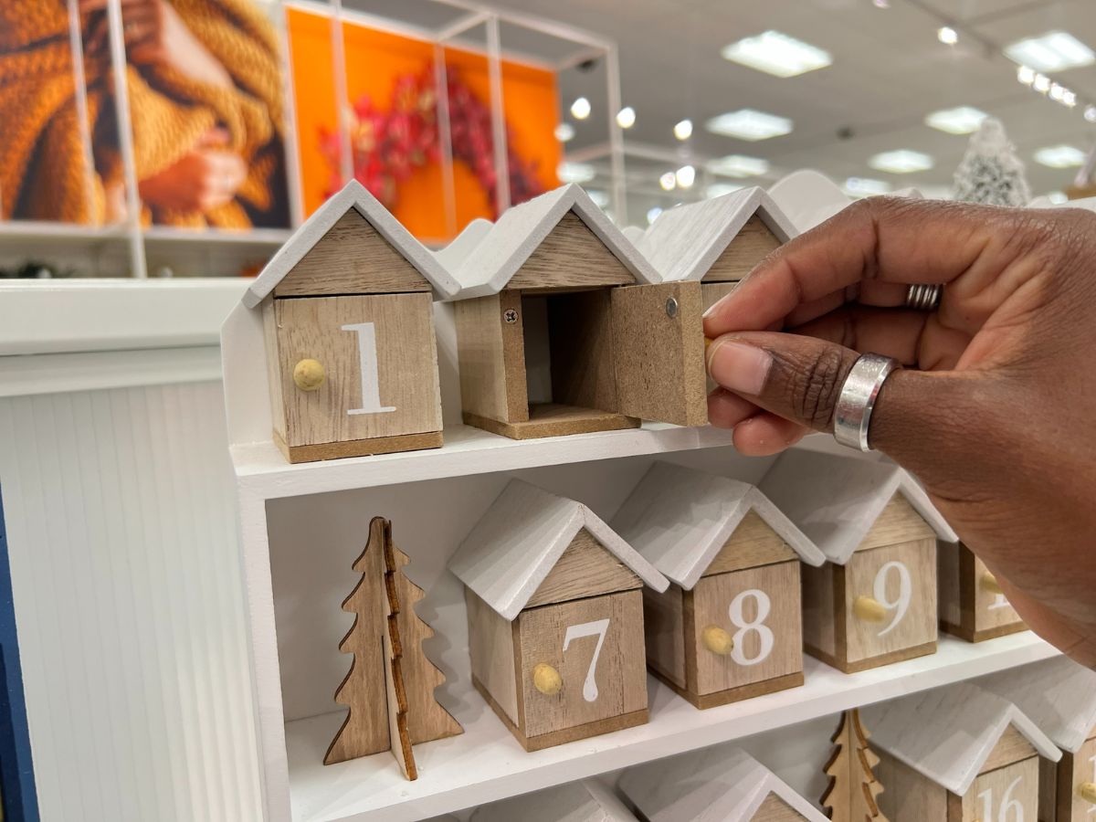 Target Wooden Advent Calendars From 30 Add your own Treats Year