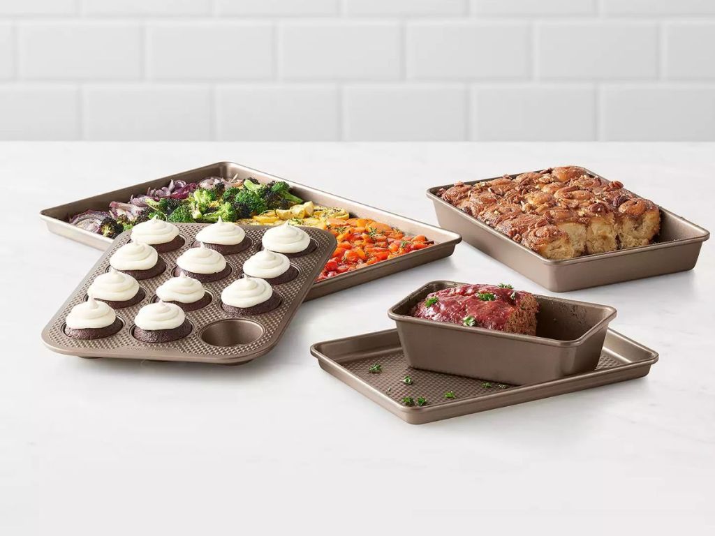 Food Network™ 5-pc. Textured Performance Series Nonstick Bakeware Set