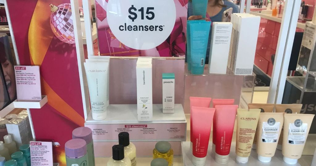 $15 Cleansers on Display at Ulta