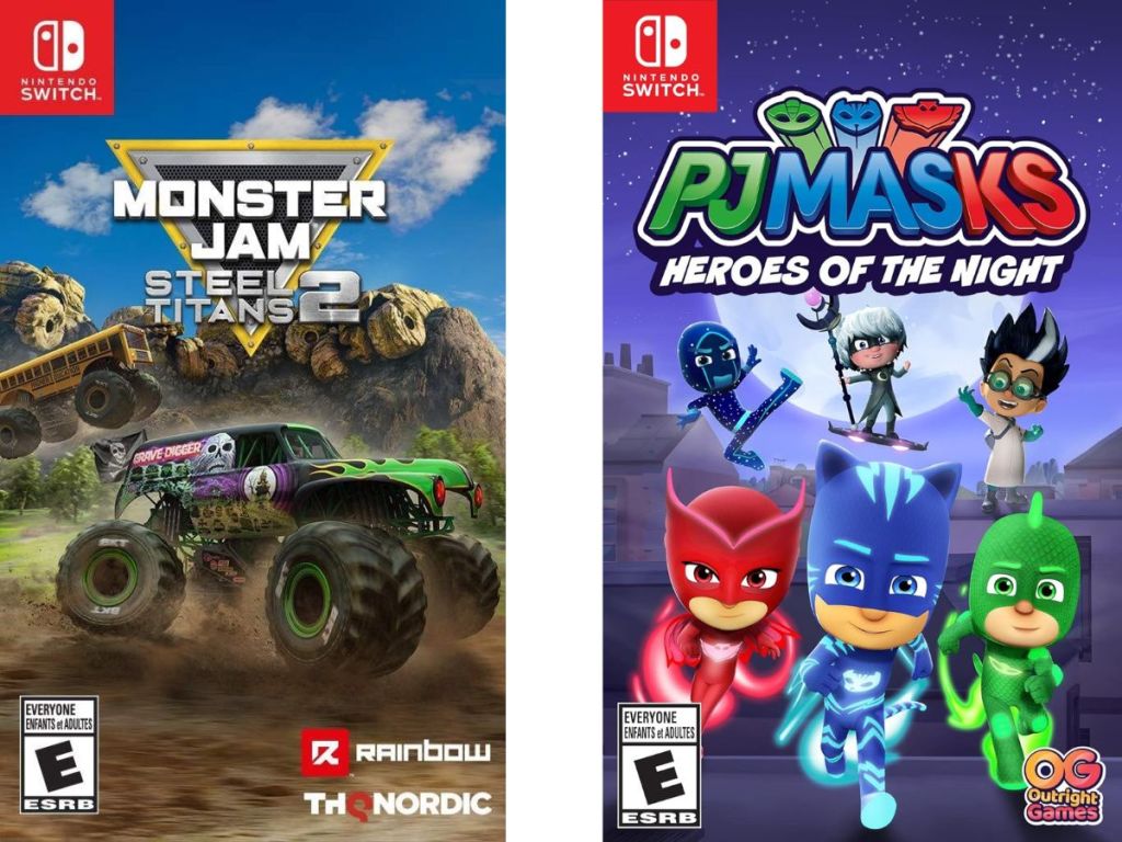 Monster Jam Steel Titans and Pj Masks: Heroes of The Night - Nintendo Switch 