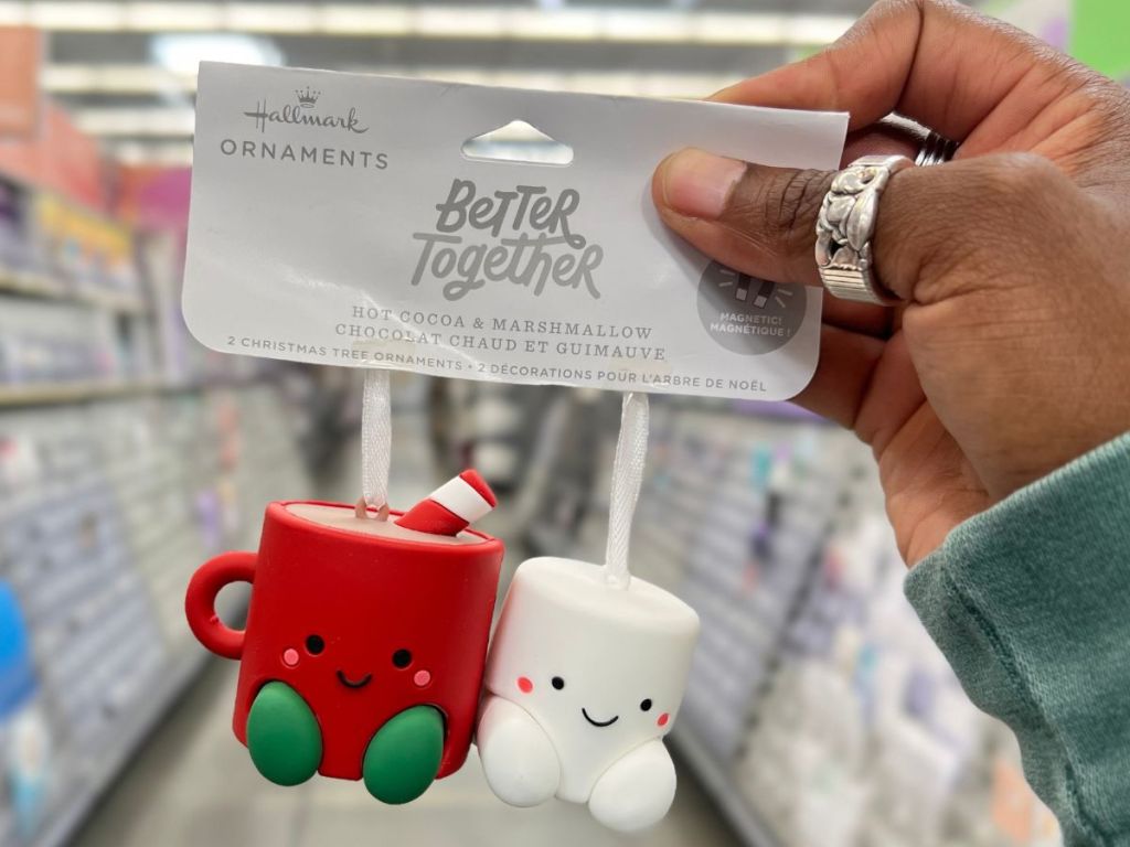 Hallmark Better Together Magnetic Ornaments - Hot Cocoa & Marshmallow