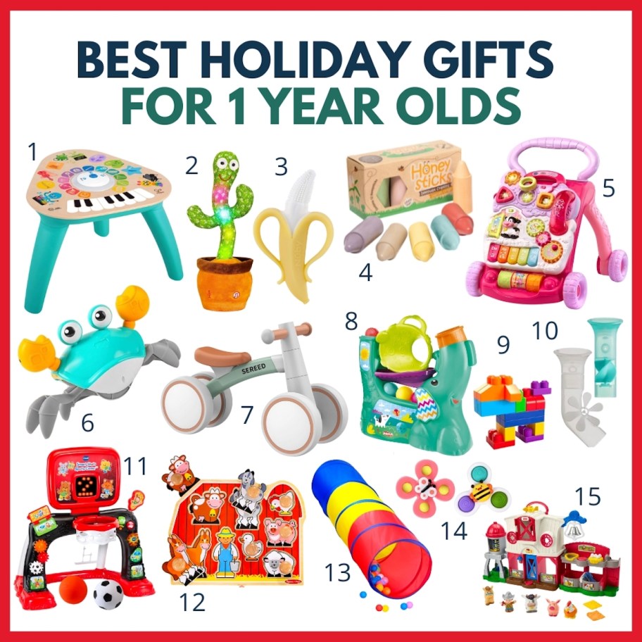 best holiday gifts for 1 year olds
