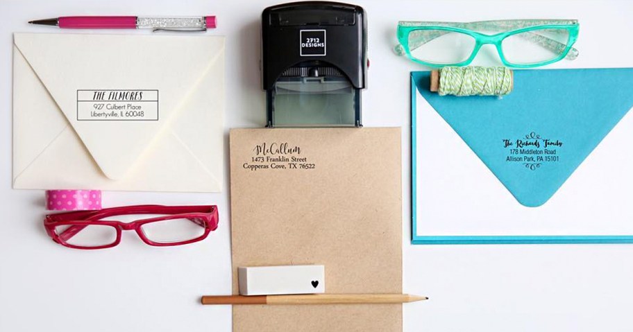 Up to 85% Off Personalized Self-Inking Stamps on Groupon | Tons of Design Options!