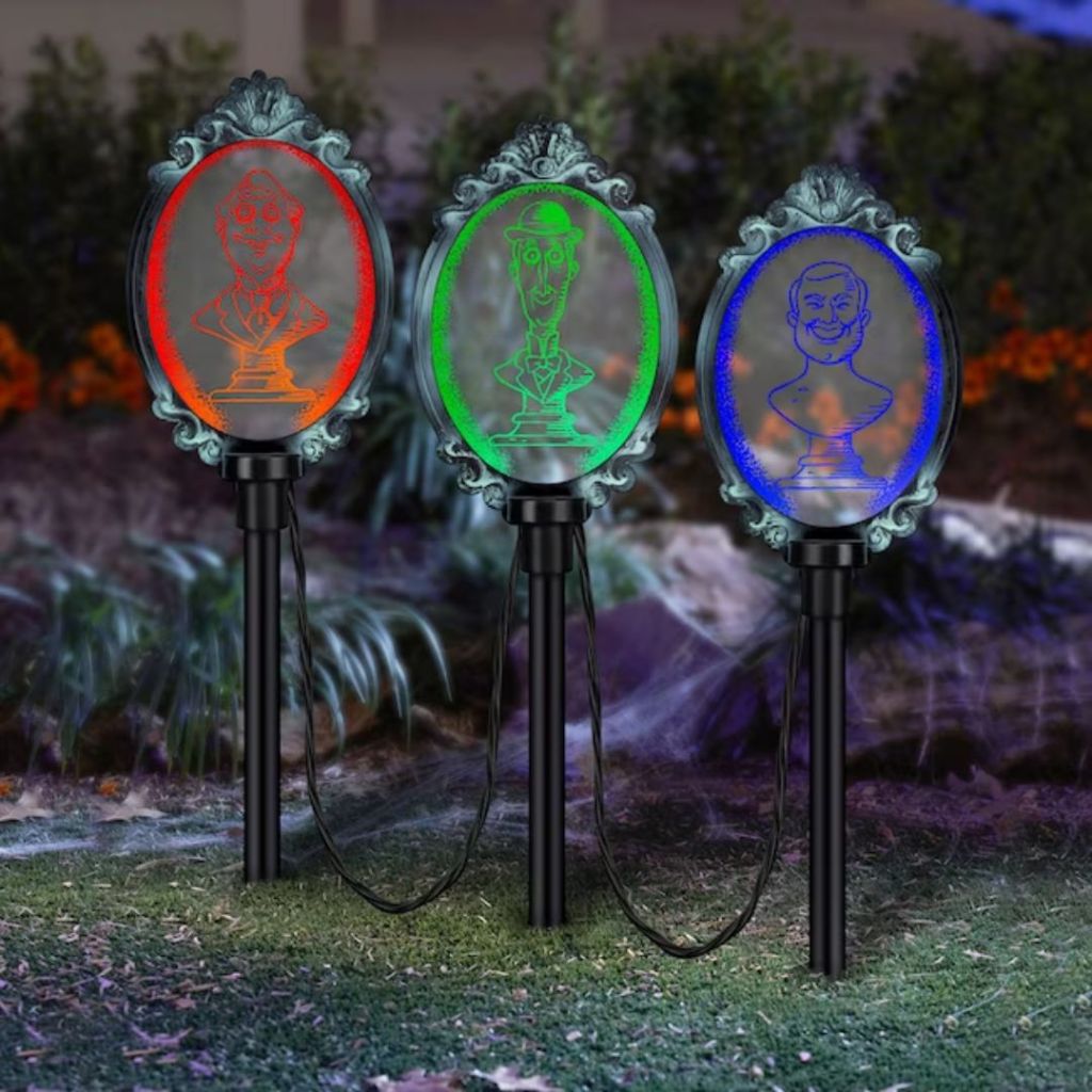 Disney Light Show Pathway 3-Count 4-ft LED Plug-In Multicolor Halloween Lights 