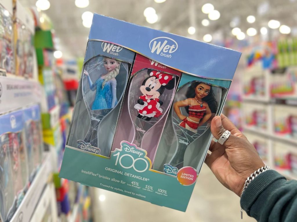 Disney 100 Disney Princess Wet Brush 3 Pack at Costco