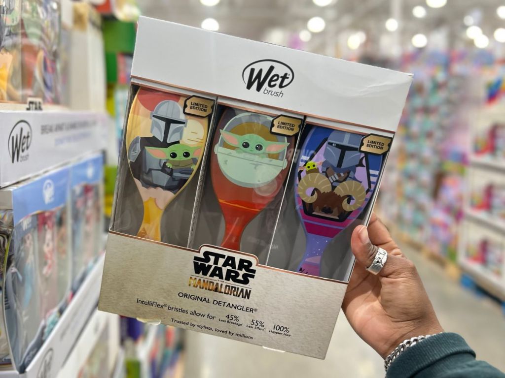 Star Wars The Mandalorian Wet Brush 3 Pack at Costco