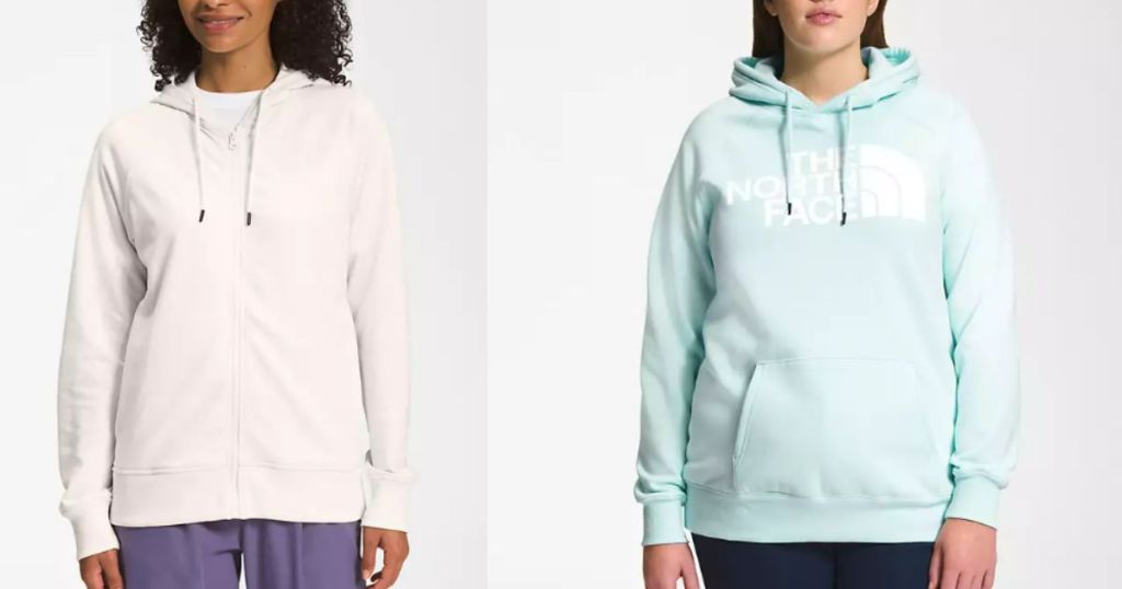 The North Face Women's Zipper Hoodie and Plus Women's Hoodie