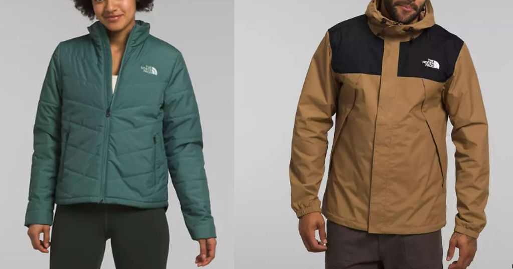 The North Face Women’s Tamburello Jacket and The North Face Men's Antora Jacket