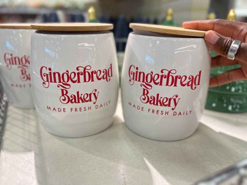 Gingerbread Bakery Ceramic Cookie Jar at Target