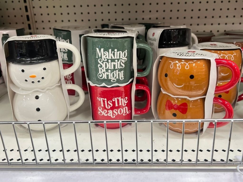 Christmas Stackable Mug Sets at Target