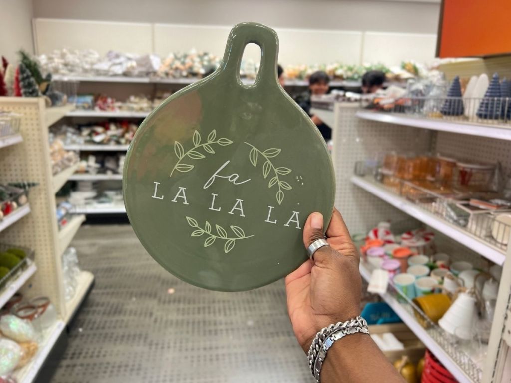 Ornament Shaped Platter at Target