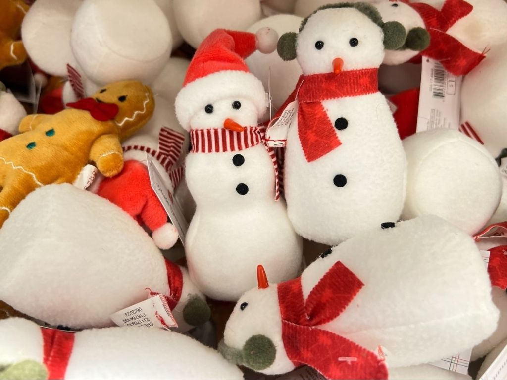 Plush Snowmen at Target