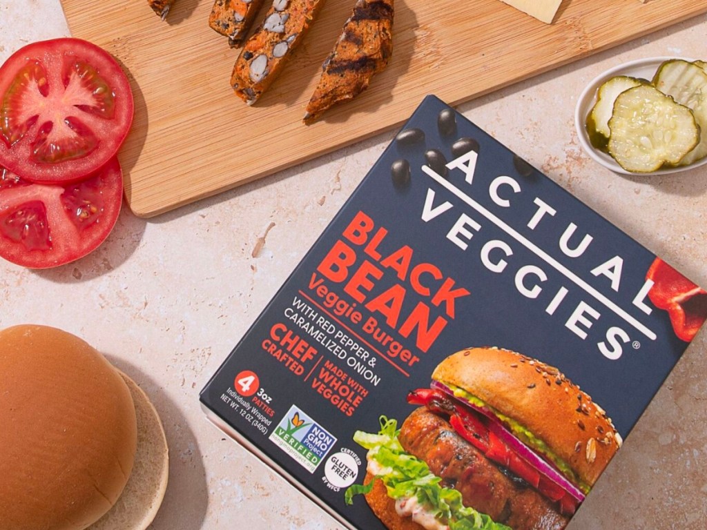 Actual Veggies Black Bean Burgers 4-Pack
