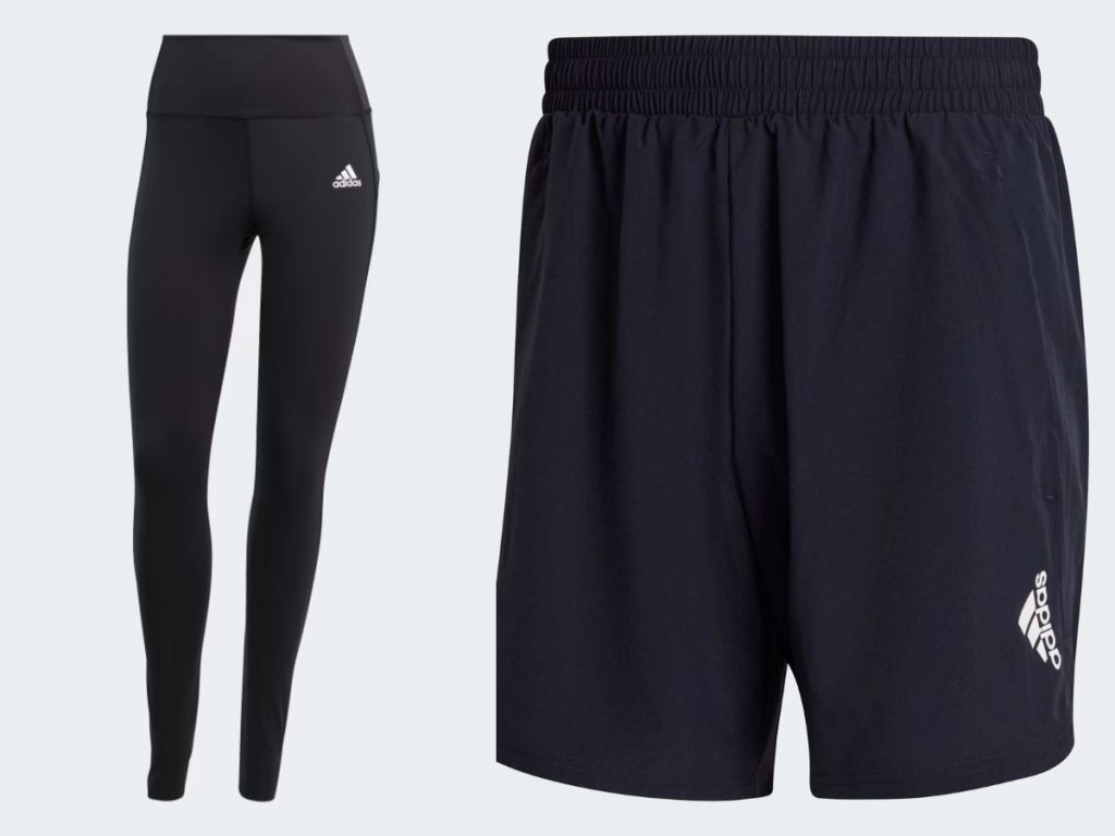 Adidas Women's Tights and Men's shorts