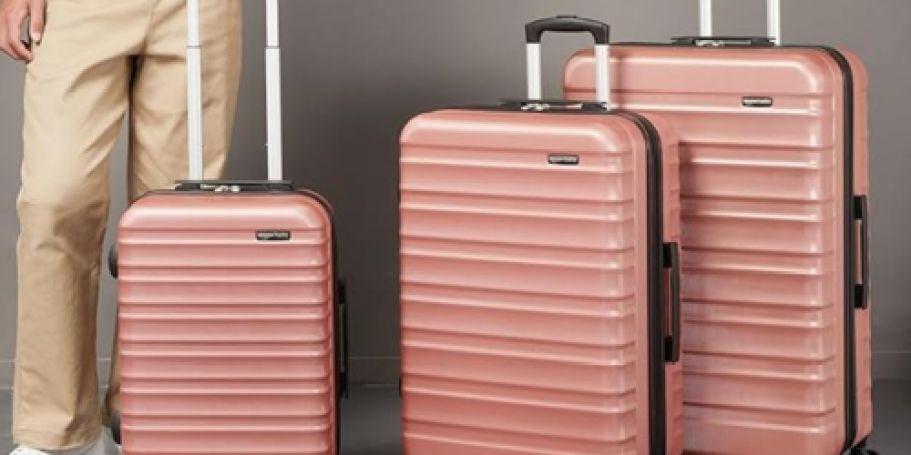 Amazon Basics 3-Piece Luggage Set JUST $95.55 Shipped – Lowest Price EVER!