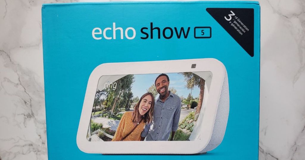 An Amazon Echo Show 5