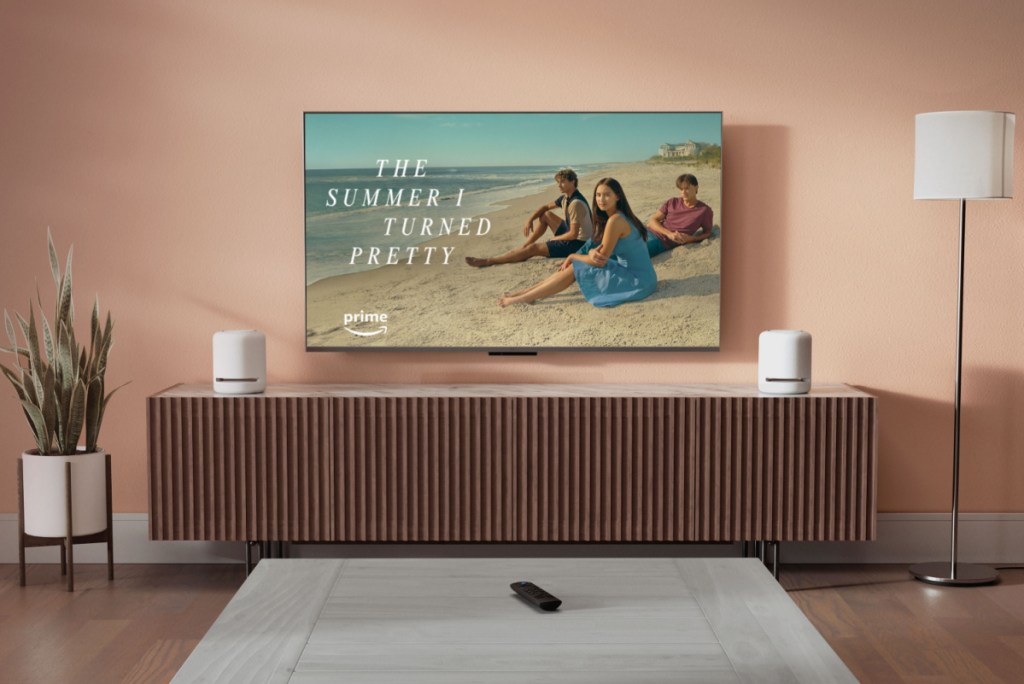 An Amazon Fire TV showing colleen hoover's The Summer I Turned Pretty