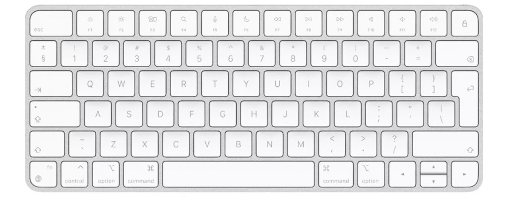 white and silver keyboard