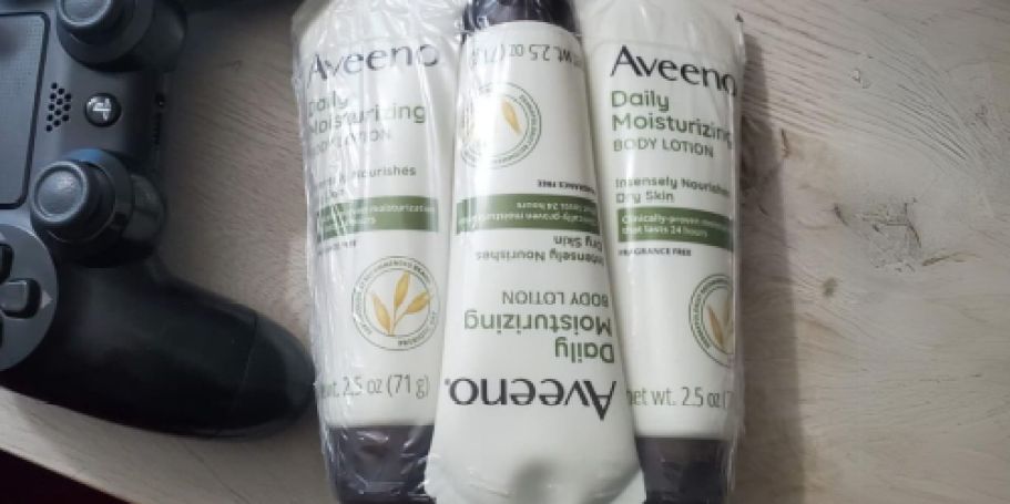 Aveeno Body Lotion Bottles 3-Pack Only $9 Shipped on Amazon