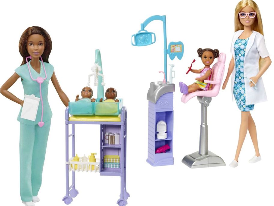 Stock image of a babrie Baby Dostor and Dentist Playset