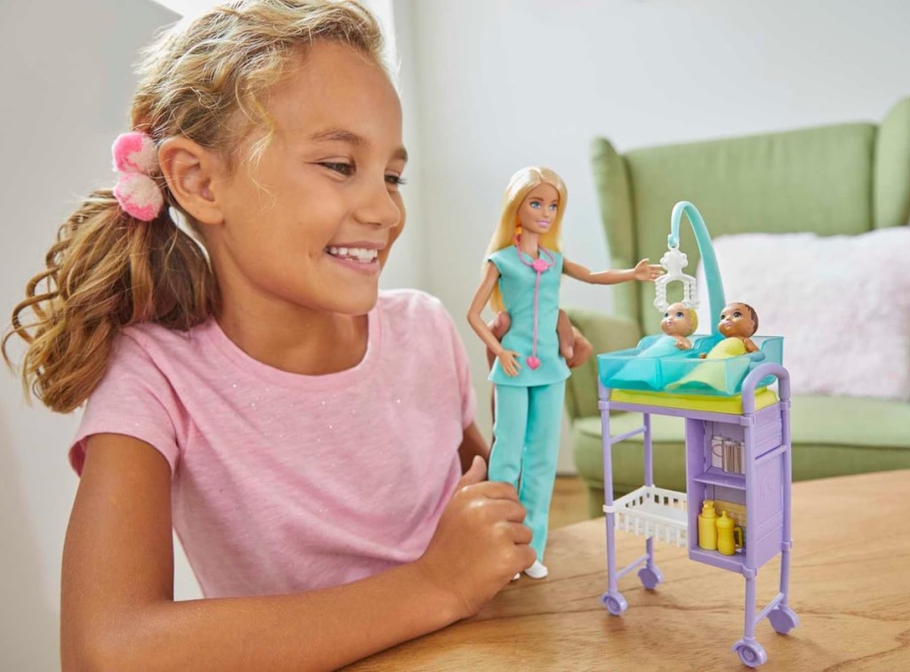 Barbie You Can Be Anything Neonatal Doctor With babies