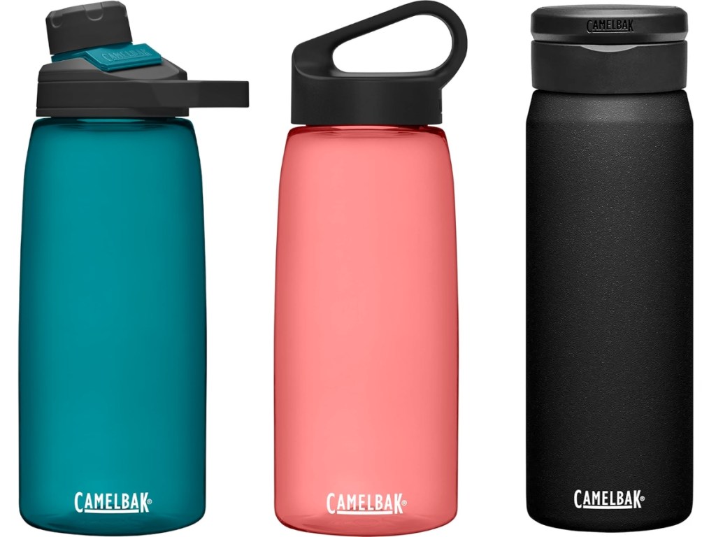 three types of camelbak water bottles