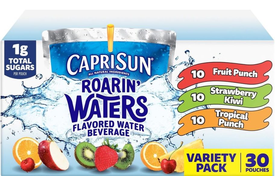 Capri Sun Roarin' Waters Variety Pack 30-Pack stock image