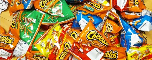 variety of cheetos bags