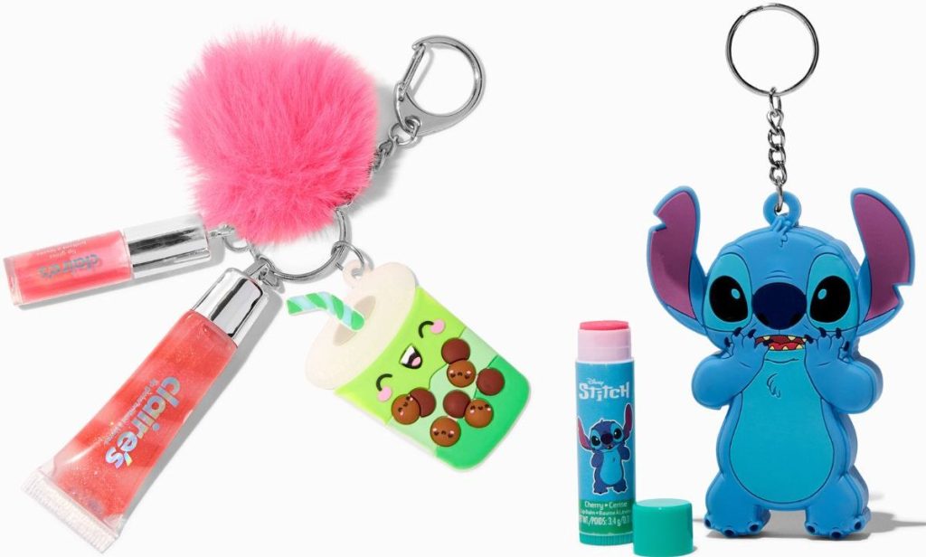 Keychain Lip Balms from Claire's