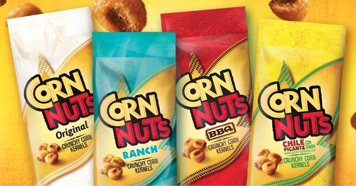 4 varieties of corn nuts