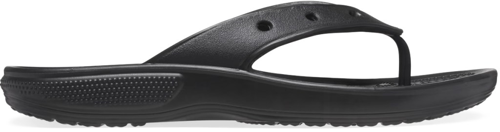 black crocs flip flop