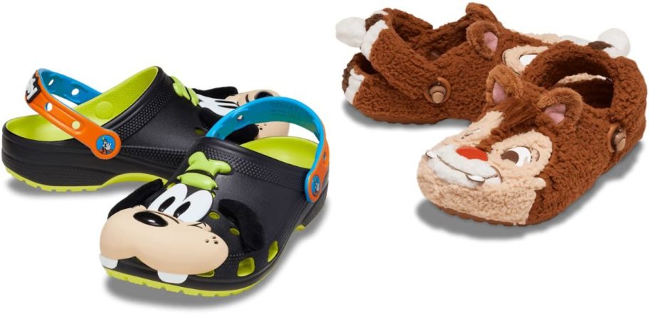 Goofy and Chip & Dale Crocs Clogs