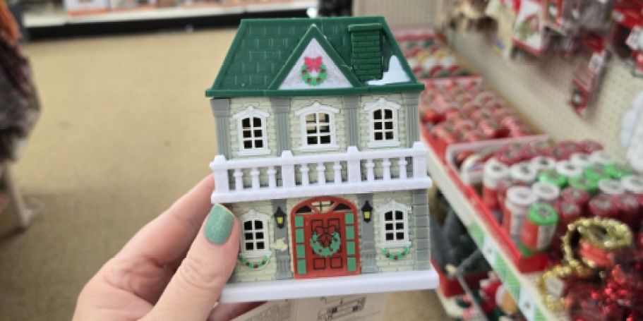 Dollar Tree Christmas Decor | Winter Village, Bottle Brush Trees & More Just $1.25!