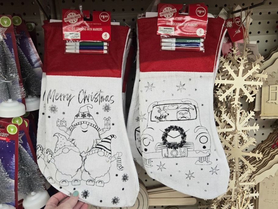 Color Your Own Holiday Stockings