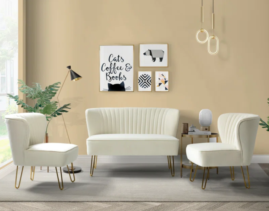 The Etta Avenue Celisha 3-piece living room set