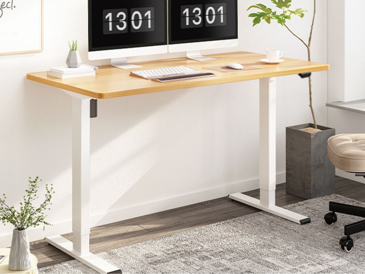 The largest Flexispot Adjustable Standing Desk you can buy is currently 30%  off - CNET