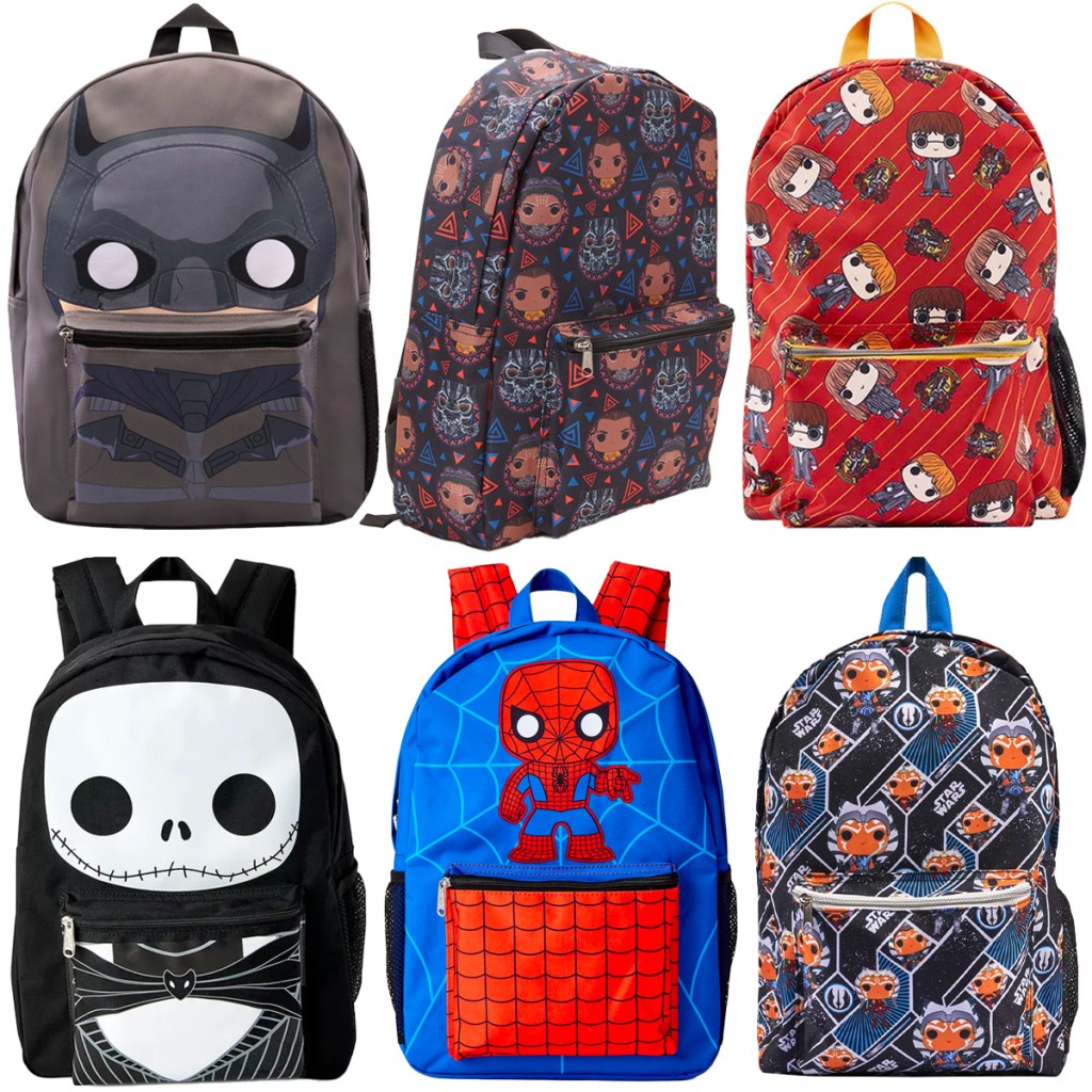 Funko-POP-Backpacks حقائب الظهر Funko POP فقط 13.73 دولارًا أمريكيًا على Walmart.com (20 دولارًا أمريكيًا) |  الرجل العنكبوت وهاري بوتر والمزيد